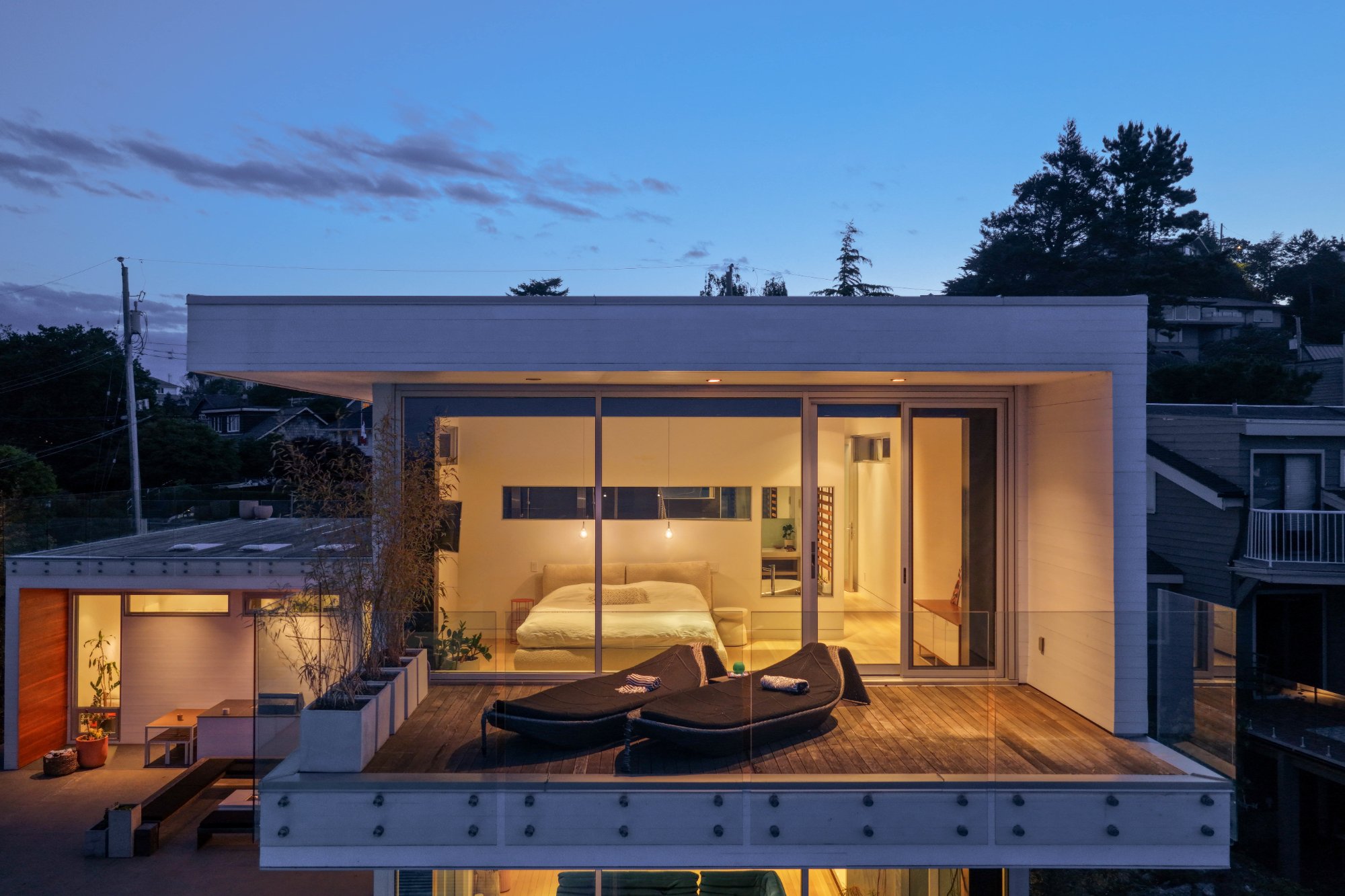 Primary Bedroom Dusk